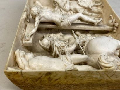 Allemagne du Sud, fin XVIIe.
La Crucifixion...