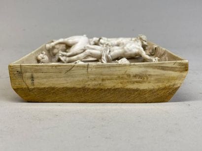 Allemagne du Sud, fin XVIIe.
La Crucifixion...