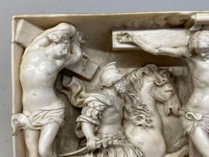 Allemagne du Sud, fin XVIIe.
La Crucifixion...