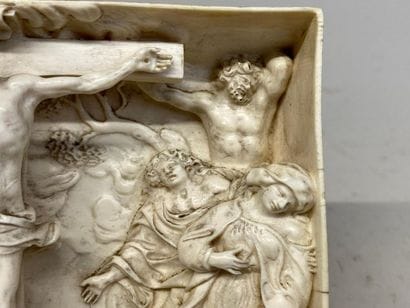 Allemagne du Sud, fin XVIIe.
La Crucifixion...