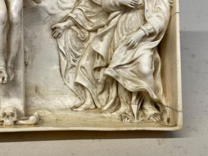 Allemagne du Sud, fin XVIIe.
La Crucifixion...