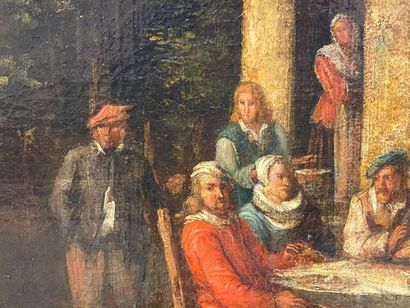 École flamande XVIIIe, suiveur de David TENIERS...