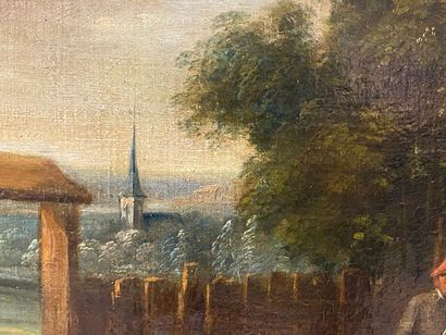 École flamande XVIIIe, suiveur de David TENIERS...