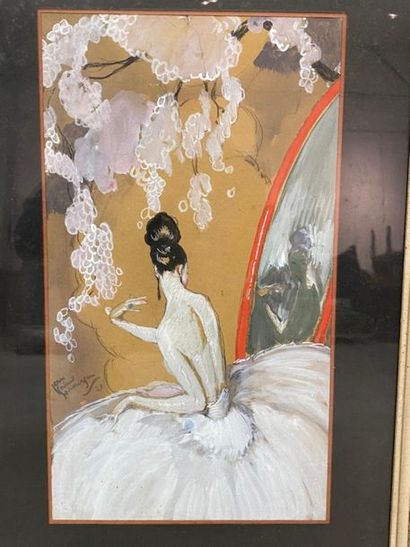 Jean Gabriel DOMERGUE (1889-1962).
Élégante...