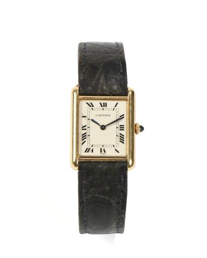 CARTIER.
Montre-bracelet d'homme modèle 