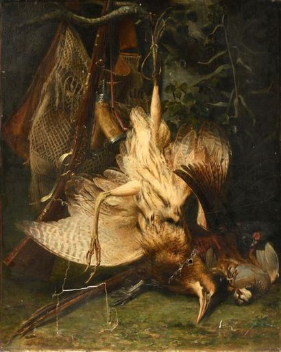 Pierre Gustave DEVILLE (1815-?).
Nature morte...