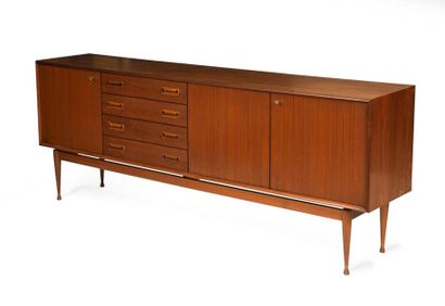BRAMIN, DANEMARK, vers 1970.
Mobilier de...