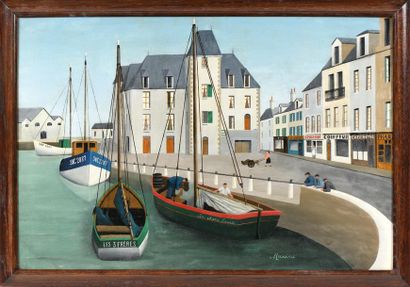 Maxime VOYET dit MAXIME (1896-1985)
Le Port...