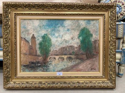 Georges d'ESPAGNAT (1870-1950).
Vue sur la...