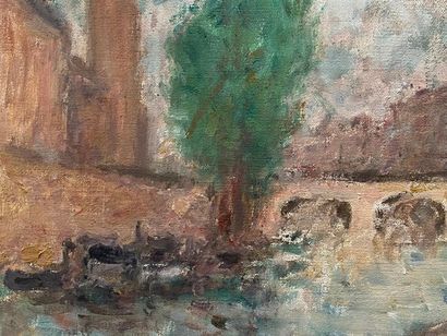 Georges d'ESPAGNAT (1870-1950).
Vue sur la...