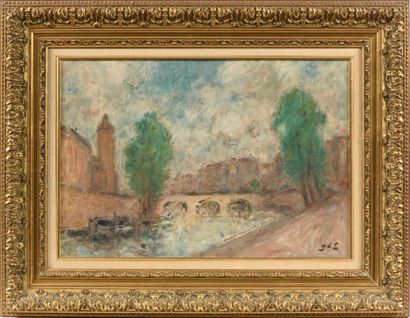 Georges d'ESPAGNAT (1870-1950).
Vue sur la...