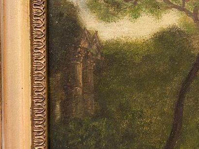 École française vers 1820.
La Danse des Nymphes.
Huile...
