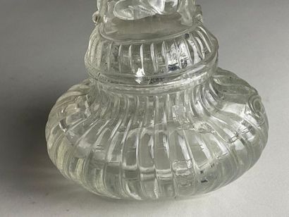 CHINE, début XIXe.
Brule-parfum couvert en...