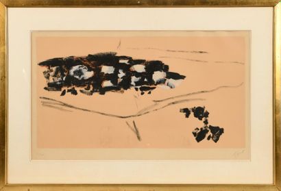 Pierre TAL-COAT (1905-1985).
Transhumance.
Lithographie...