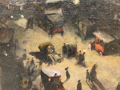 André DEVAMBEZ (1867-1943).
Nuit sur les...