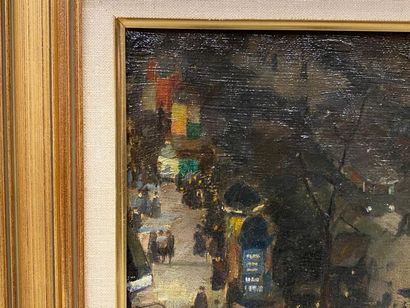 André DEVAMBEZ (1867-1943).
Nuit sur les...