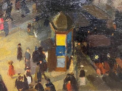 André DEVAMBEZ (1867-1943).
Nuit sur les...