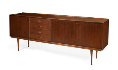 Mobilier de salle à manger en bois exotique...