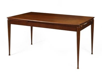 Mobilier de salle à manger en bois exotique...