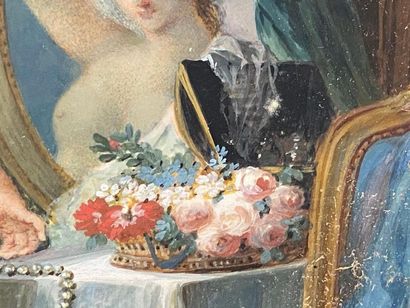 Jean Frédéric SCHALL (1752-1825).
Jeune femme...