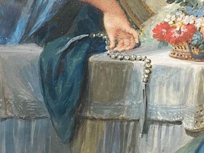 Jean Frédéric SCHALL (1752-1825).
Jeune femme...