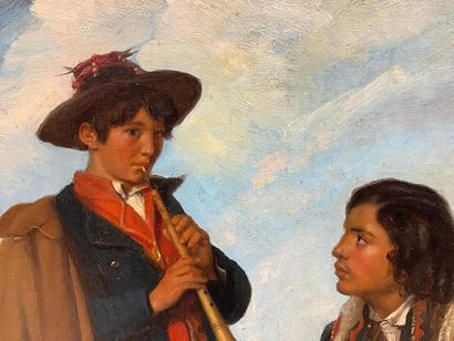 Louis BOULANGER (1806-1867).
Jeunes musiciens...
