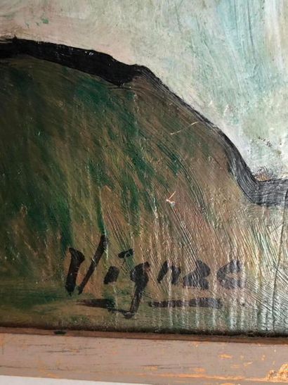 Pierre VIGNAC (1914-?). Portrait.
Huile sur...