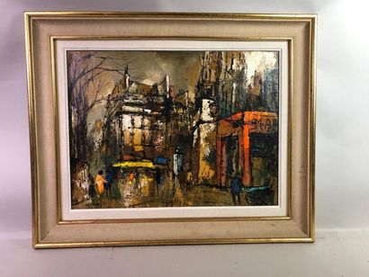 Didier GRANDT (1934-). Quartier latin.
Huile...
