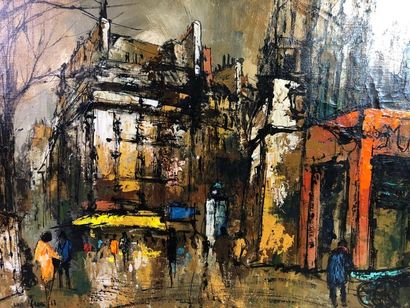 Didier GRANDT (1934-). Quartier latin.
Huile...