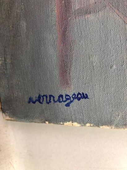 Attribué à VERNAGEAU (?) (XXe). L'atelier...