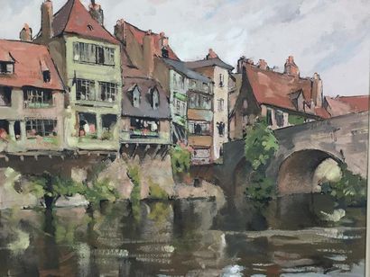 Louis ROLLET (1895-1988). Vieilles maisons...