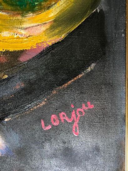 Bernard LORJOU (1908-1986). La Raie.
Huile...