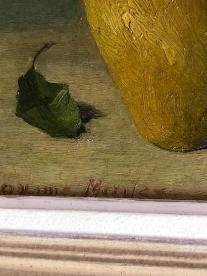 MAYER Maxime (XIXe-XXe). Bouquet de fleurs.
Huile...