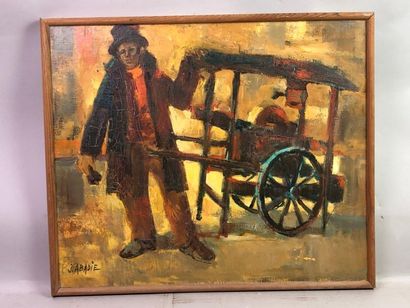 Jean ABADIE (1921-2010). Le Rémouleur de...