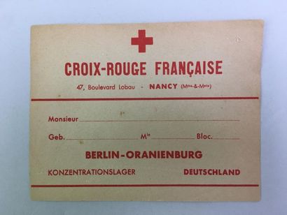France 1939-45.
Planche de 10 vignettes prisonniers...