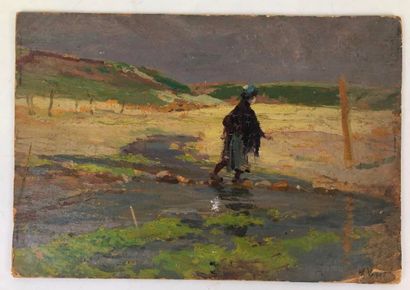 Henry Emile VOLLET (1861-1945).

Breton woman...