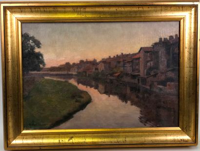 Gorm HANSEN (1886- ?).

Maisons au bord du...
