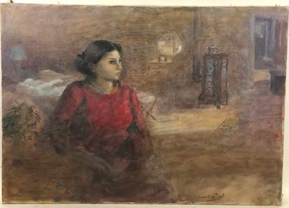Gérard RIGOT 20th century.

Young woman in...