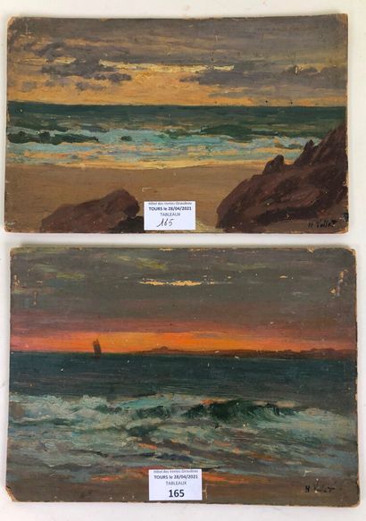 Henry Emile VOLLET (1861-1945).

Brittany,...
