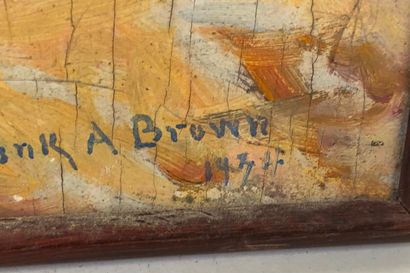 Frank A. BROWN (1876-1962).

Boats on the...