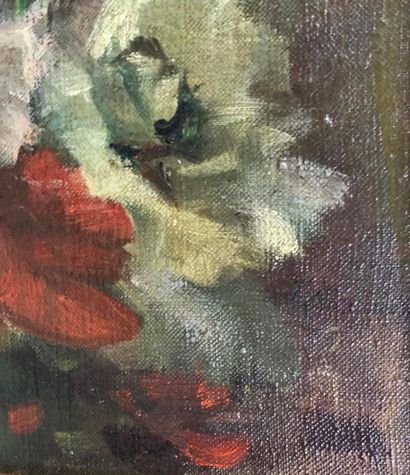 E. ALEXANDRE (XIXe-XXe).

Jetée de fleurs...