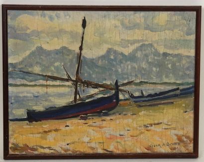 Frank A. BROWN (1876-1962).

Boats on the...