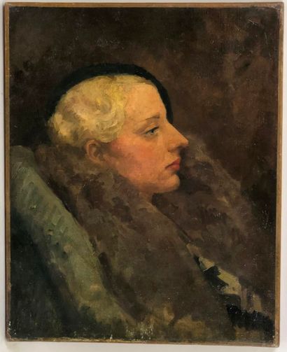 French school, circa 1930.

Woman with a...