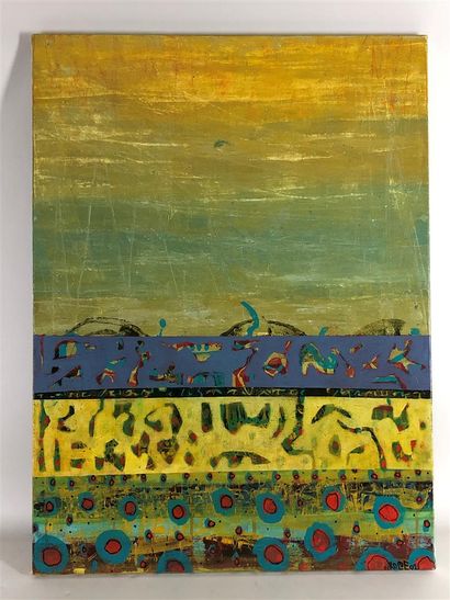 Olivia ROLDE (1976-). 

Untitled.

Acrylic...
