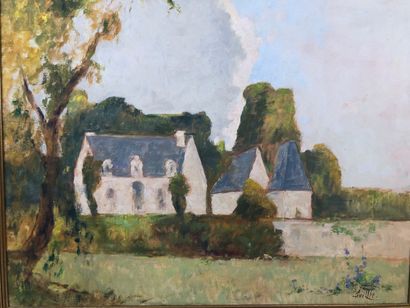 Marcel LAVOLLÉE.

La Bechellerie.

Huile...