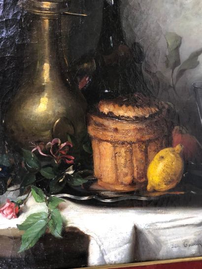 Léon-Auguste TOURNY (1835-?).

Nature morte...