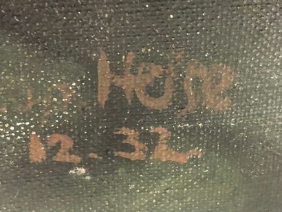 HEISE.

Le centaure.

Huile sur toile signée...
