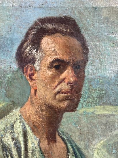 Émile LAFAYE (20th).

Self-portrait of the...