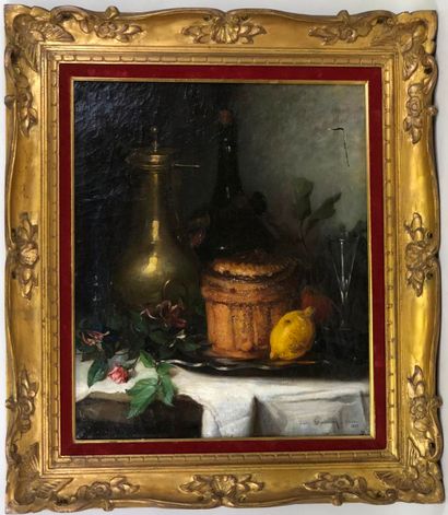 Léon-Auguste TOURNY (1835-?).

Nature morte...