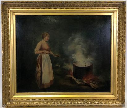 L. FERY (XIXe).

Le chaudron.

Huile sur...